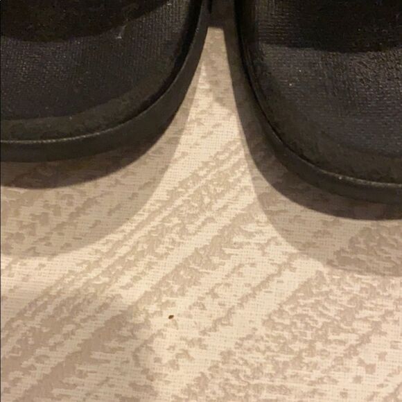 Adidas Boys Black & White Striped Velcro Slides - Picture 4 of 6